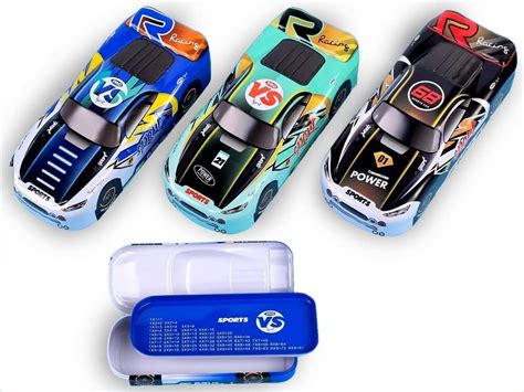 metal pencil box australia|car shaped pencil box.